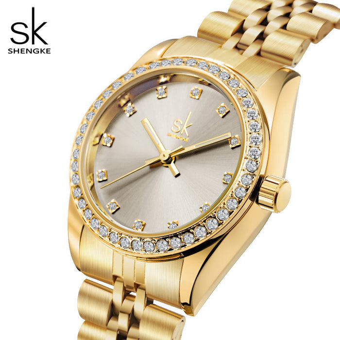 SK Ladies gold Watch