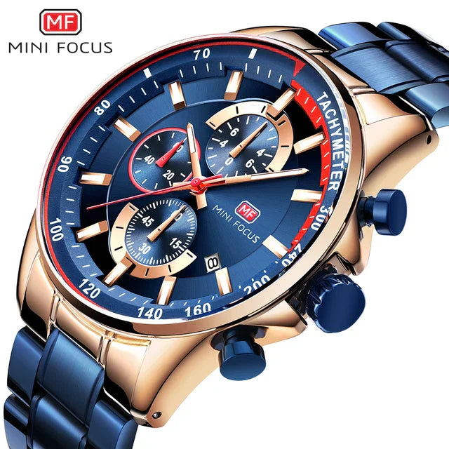 MINIFOCUS MF0218G Luxury Brand Men Watche