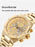 BESTWIN Stainless Steel Chronograph Gold Men Quartz Watche