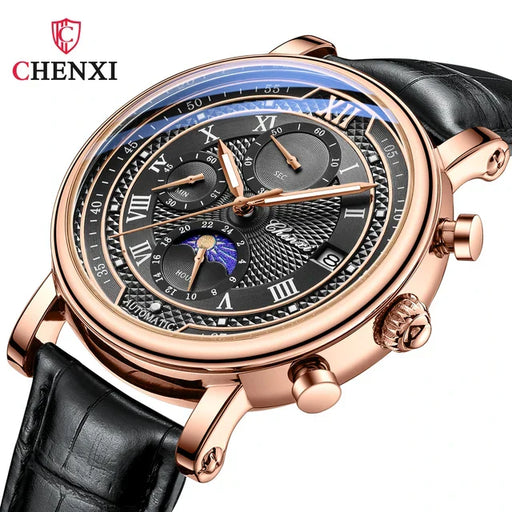 CHENXI 976 Men's Watch Leather Chronograph