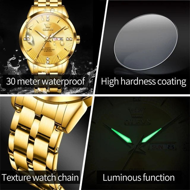 Olevs 9917 Gents watch.