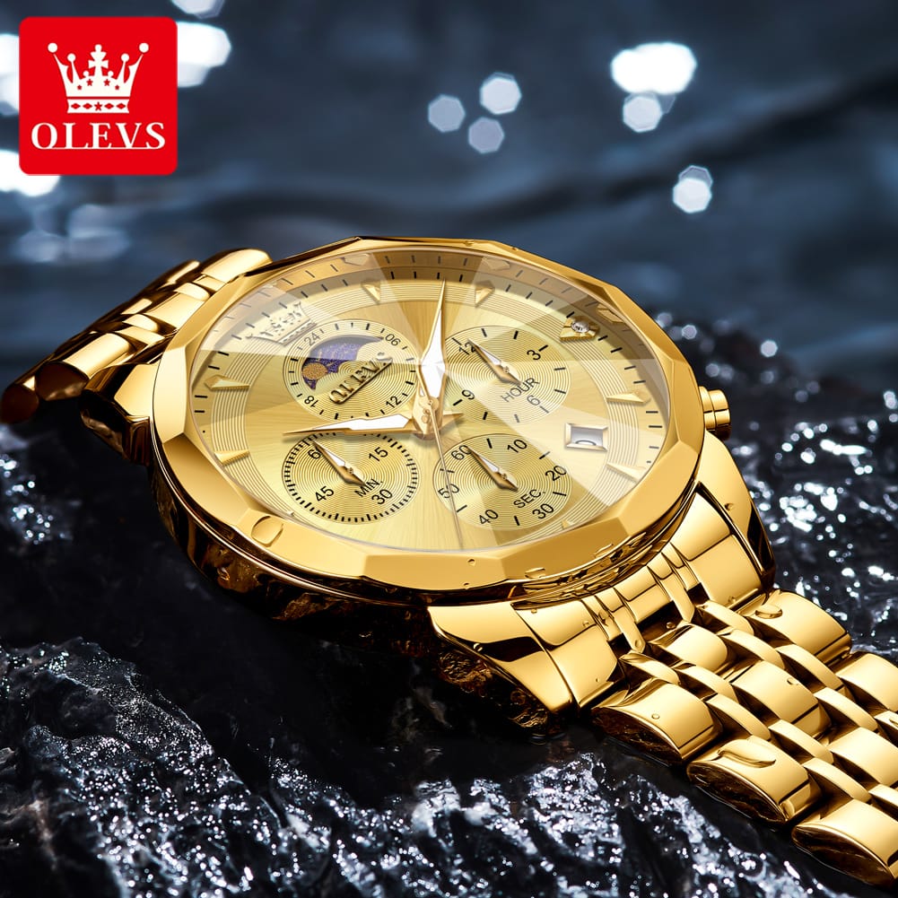 Olevs 3673 Gents Chronograph Watch