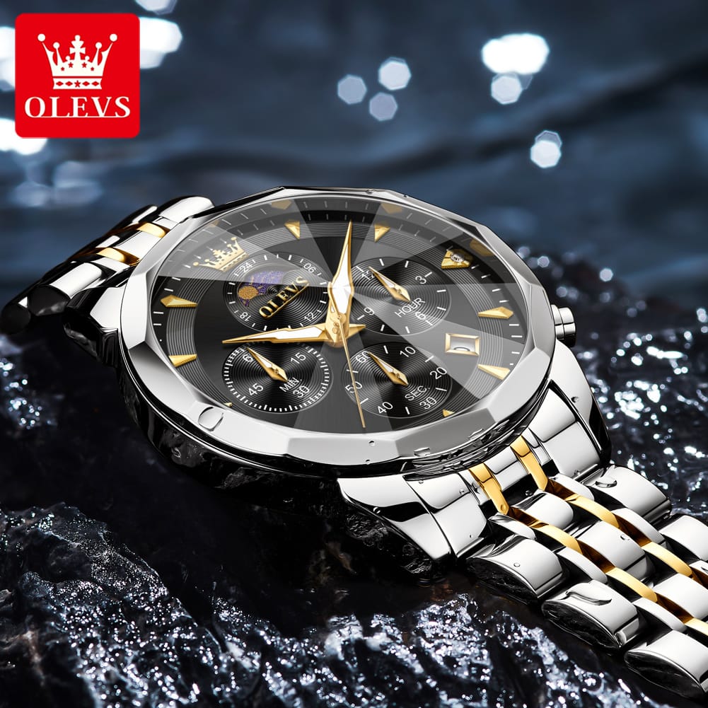 Olevs 3673 Gents Chronograph Watch