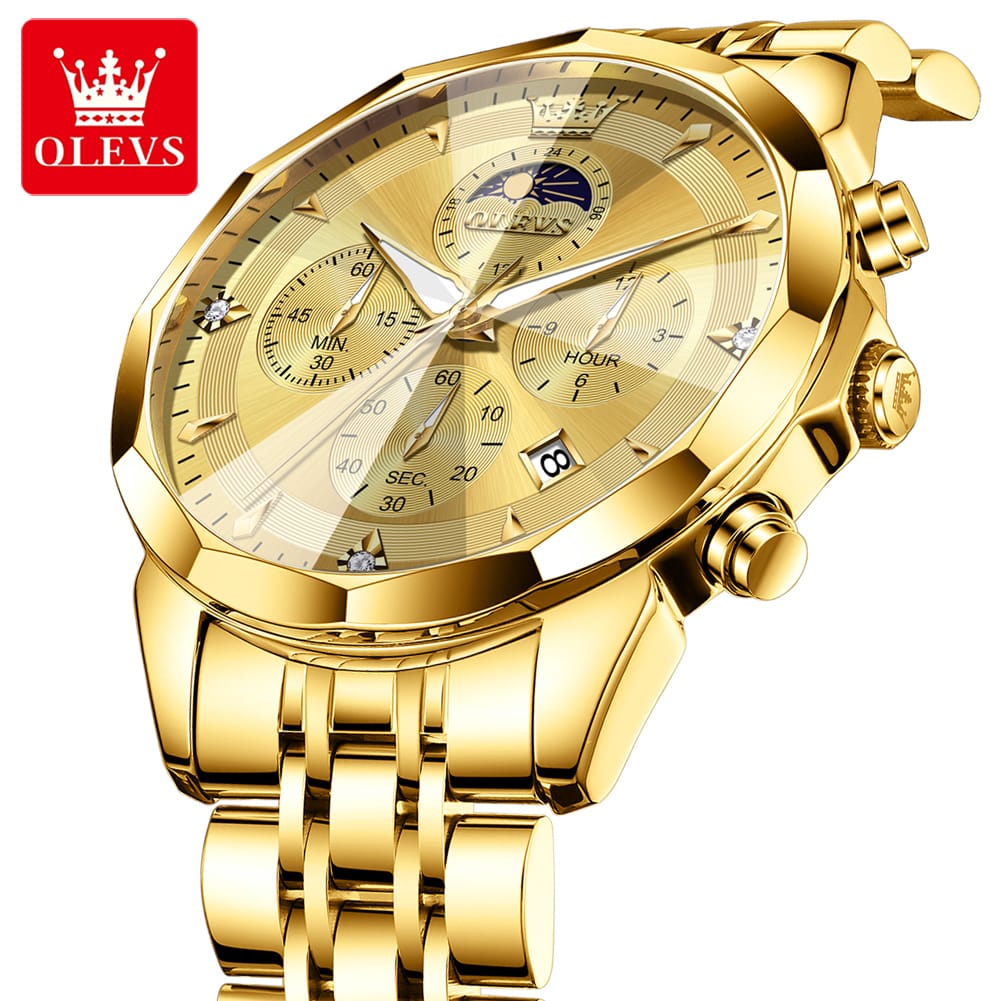 Olevs 3673 Gents Chronograph Watch