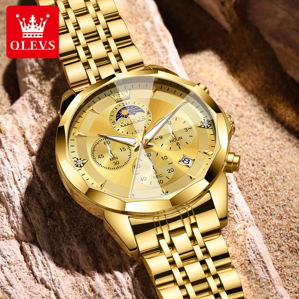 Olevs 3673 Gents Chronograph Watch