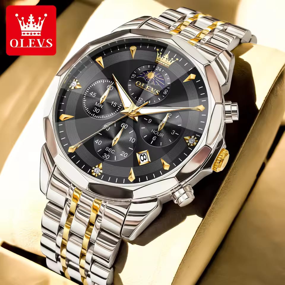 Olevs 3673 Gents Chronograph Watch
