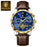 POEDAGAR 996 Luxury  Leather Men Quartz Watch