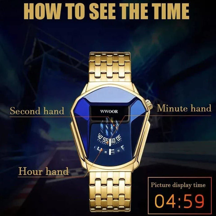 WWOOR binary wrist watch