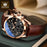 Olevs 2871 gents leather watch