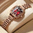 CRRJU Ladies Red square dial watch